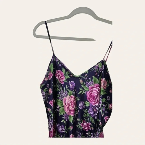 0305. VINTAGE‎ DENTELLE NEGLIGÉE SPAGHETTI STRAP SIZE LARGE - Picture 2 of 8